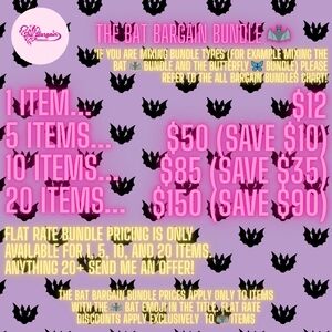 🦇The Bat Bargain Bundle Chart 🦇